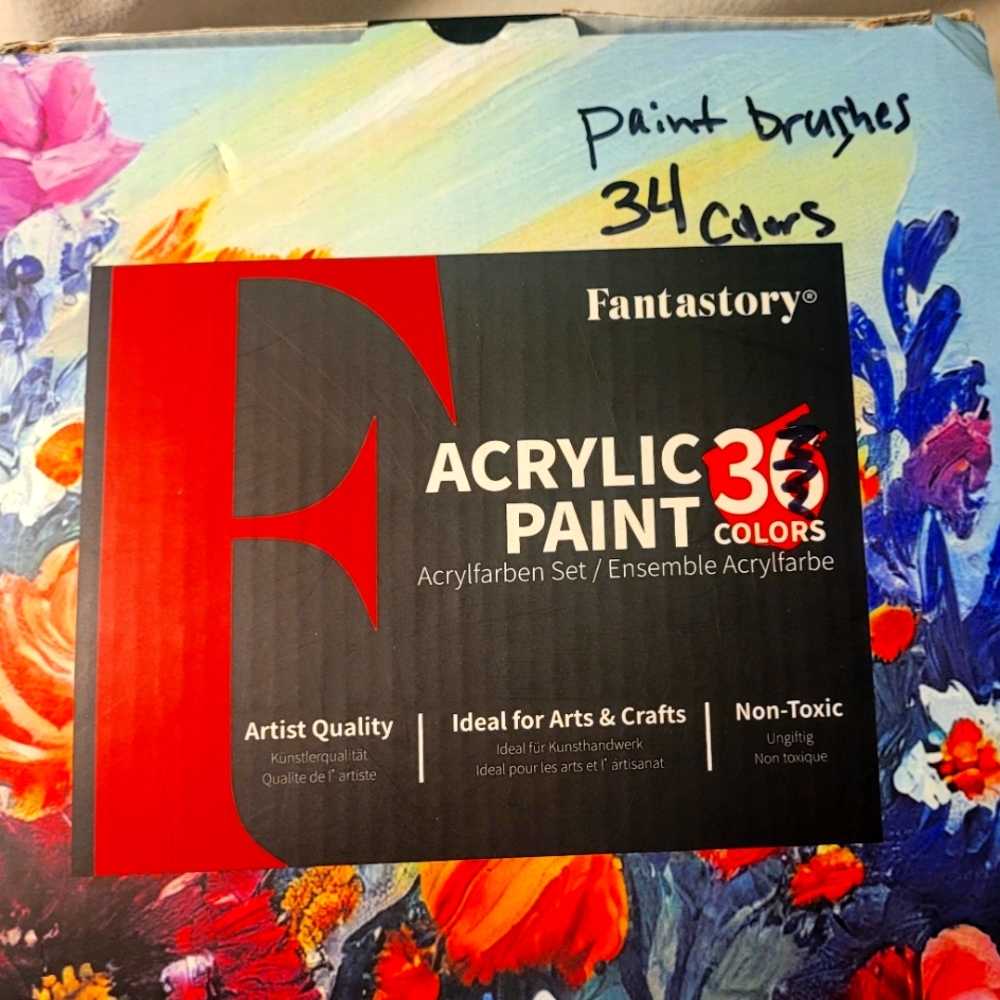 Acrylic Paint Set - 36 Colors